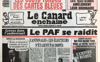 N° 3544 du Canard Enchaîné –  28 Septembre 1988