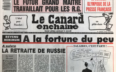 N° 3545 du Canard Enchaîné –  5 Octobre 1988