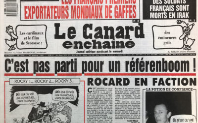N° 3548 du Canard Enchaîné –  26 Octobre 1988