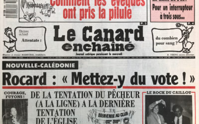 N° 3549 du Canard Enchaîné –  2 Novembre 1988