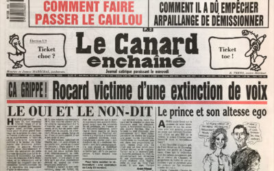 N° 3550 du Canard Enchaîné –  9 Novembre 1988