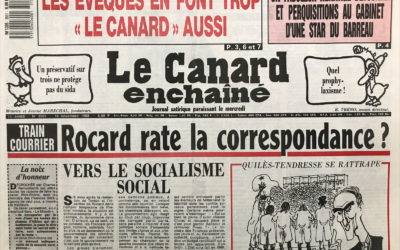 N° 3551 du Canard Enchaîné –  16 Novembre 1988