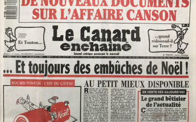 N° 3556 du Canard Enchaîné –  21 Décembre 1988