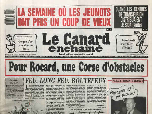 N° 3573 du Canard Enchaîné -  19 Avril 1989