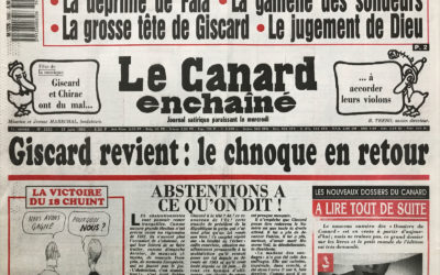 N° 3582 du Canard Enchaîné –  21 Juin 1989
