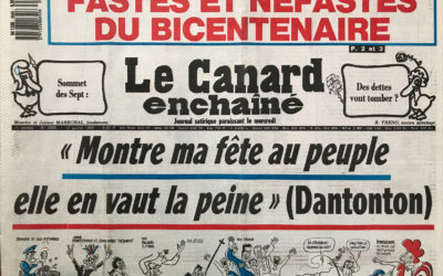 N° 3585 du Canard Enchaîné –  12 Juillet 1989