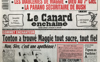 N° 3586 du Canard Enchaîné –  19 Juillet 1989