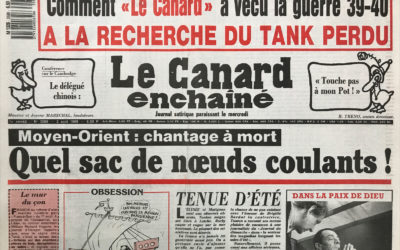 N° 3588 du Canard Enchaîné –  2 Août 1989