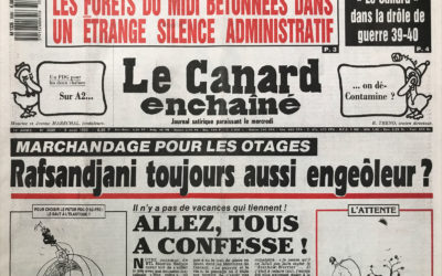 N° 3589 du Canard Enchaîné –  9 Août 1989