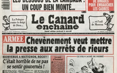 N° 3592 du Canard Enchaîné –  30 Août 1989