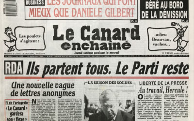 N° 3594 du Canard Enchaîné –  13 Septembre 1989