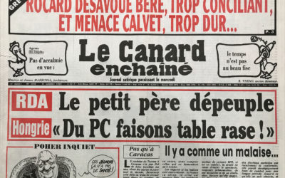 N° 3598 du Canard Enchaîné –  11 Octobre 1989