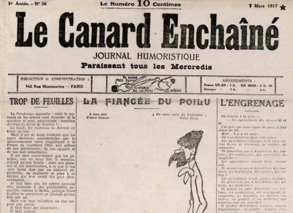 N° 36 du Canard Enchaîné -  7 Mars 1917