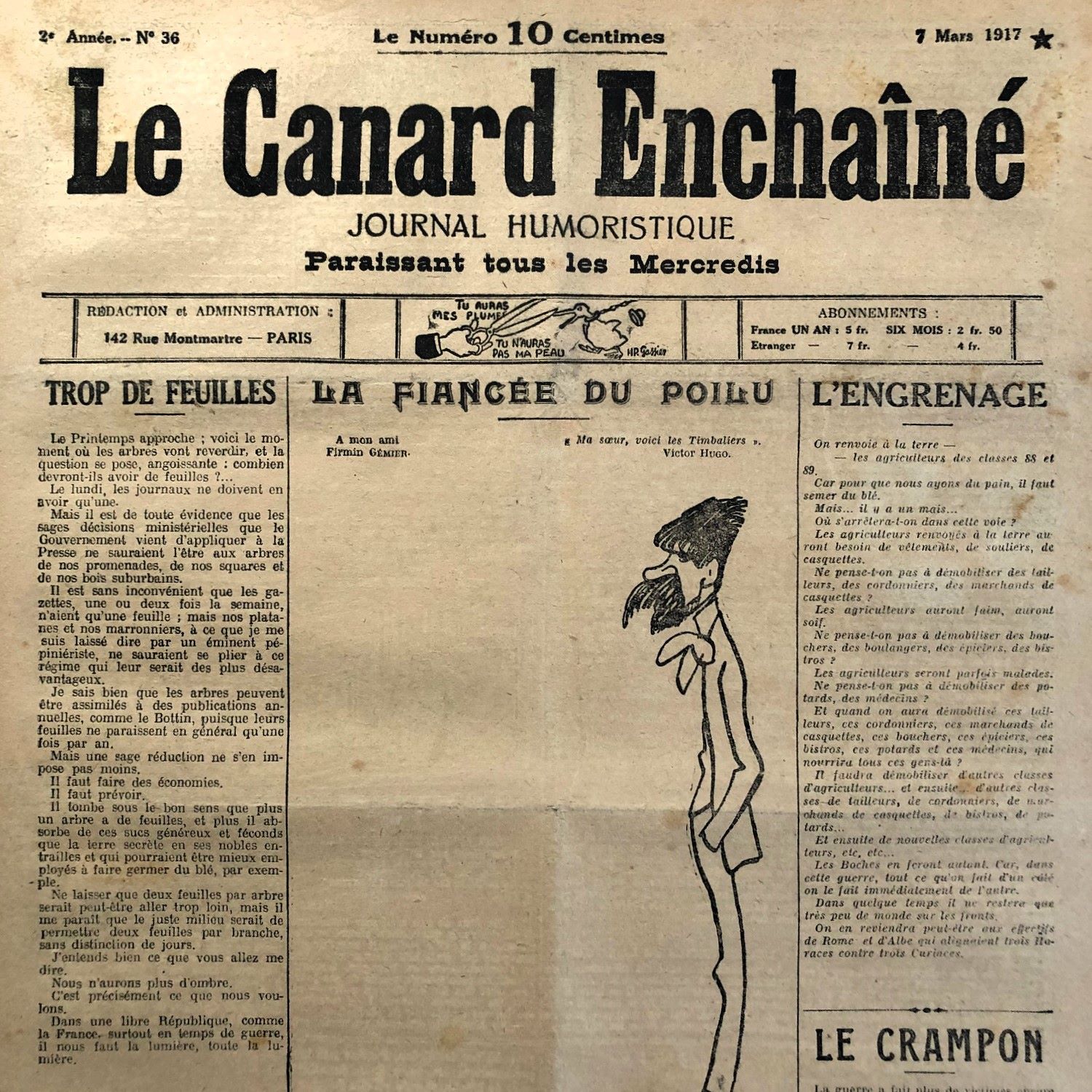 Couac ! | Acheter un Canard | Vente d'Anciens Journaux du Canard Enchaîné. Des Journaux Satiriques de Collection, Historiques & Authentiques de 1916 à 2005 ! | 36 5