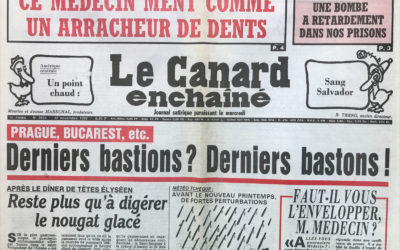 N° 3604 du Canard Enchaîné –  22 Novembre 1989