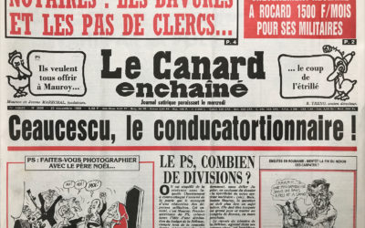 N° 3608 du Canard Enchaîné –  20 Décembre 1989