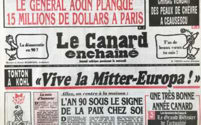 N° 3610 du Canard Enchaîné –  3 Janvier 1990