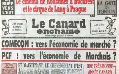 N° 3611 du Canard Enchaîné –  10 Janvier 1990
