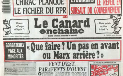 N° 3612 du Canard Enchaîné –  17 Janvier 1990