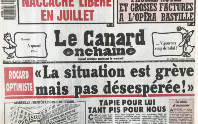 N° 3614 du Canard Enchaîné –  31 Janvier 1990
