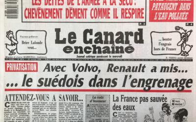 N° 3618 du Canard Enchaîné –  28 Février 1990