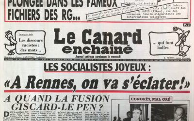 N° 3620 du Canard Enchaîné –  14 Mars 1990