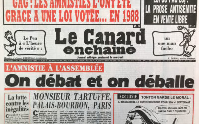 N° 3628 du Canard Enchaîné –  9 Mai 1990