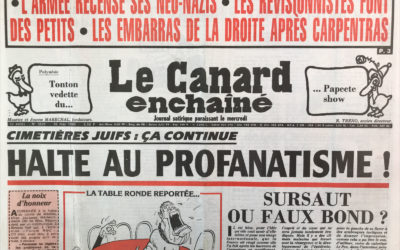 N° 3629 du Canard Enchaîné –  16 Mai 1990