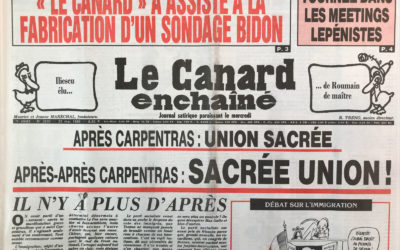 N° 3630 du Canard Enchaîné –  23 Mai 1990