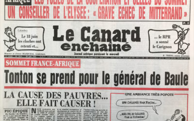 N° 3634 du Canard Enchaîné –  20 Juin 1990