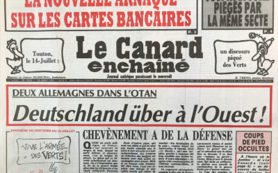 N° 3638 du Canard Enchaîné –  18 Juillet 1990