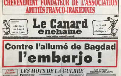 N° 3643 du Canard Enchaîné –  22 Août 1990