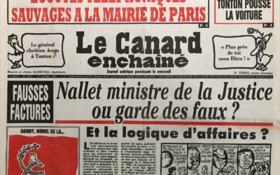 N° 3651 du Canard Enchaîné –  17 Octobre 1990