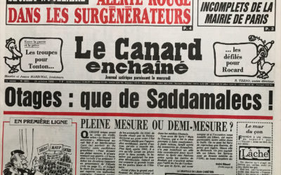 N° 3652 du Canard Enchaîné –  24 Octobre 1990