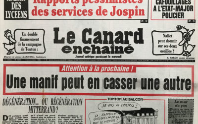 N° 3655 du Canard Enchaîné –  14 Novembre 1990