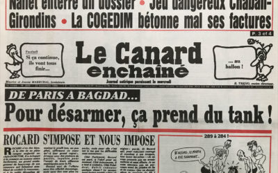 N° 3656 du Canard Enchaîné –  21 Novembre 1990