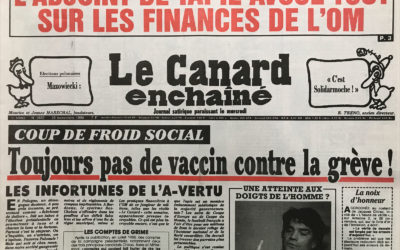 N° 3657 du Canard Enchaîné –  28 Novembre 1990