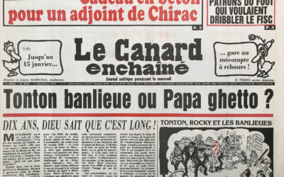 N° 3658 du Canard Enchaîné –  5 Décembre 1990