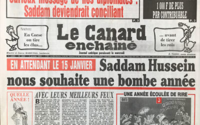 N° 3662 du Canard Enchaîné –  2 Janvier 1991