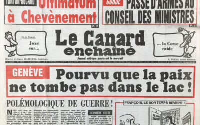 N° 3663 du Canard Enchaîné –  9 Janvier 1991