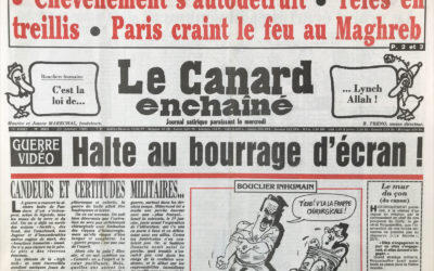 N° 3665 du Canard Enchaîné –  23 Janvier 1991