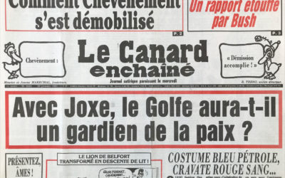N° 3666 du Canard Enchaîné –  30 Janvier 1991