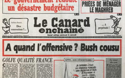 N° 3668 du Canard Enchaîné –  13 Février 1991