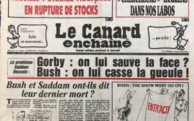 N° 3669 du Canard Enchaîné –  20 Février 1991
