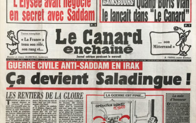 N° 3671 du Canard Enchaîné –  6 Mars 1991