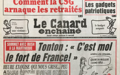 N° 3672 du Canard Enchaîné –  13 Mars 1991