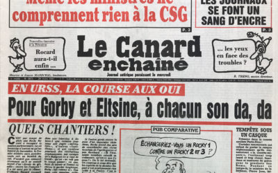 N° 3673 du Canard Enchaîné –  20 Mars 1991