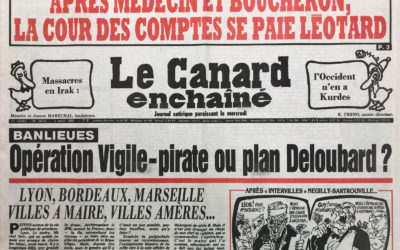 N° 3675 du Canard Enchaîné –  3 Avril 1991