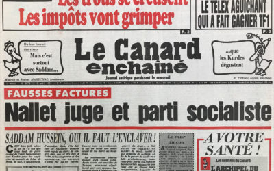 N° 3676 du Canard Enchaîné –  10 Avril 1991