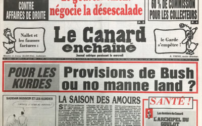 N° 3677 du Canard Enchaîné –  17 Avril 1991